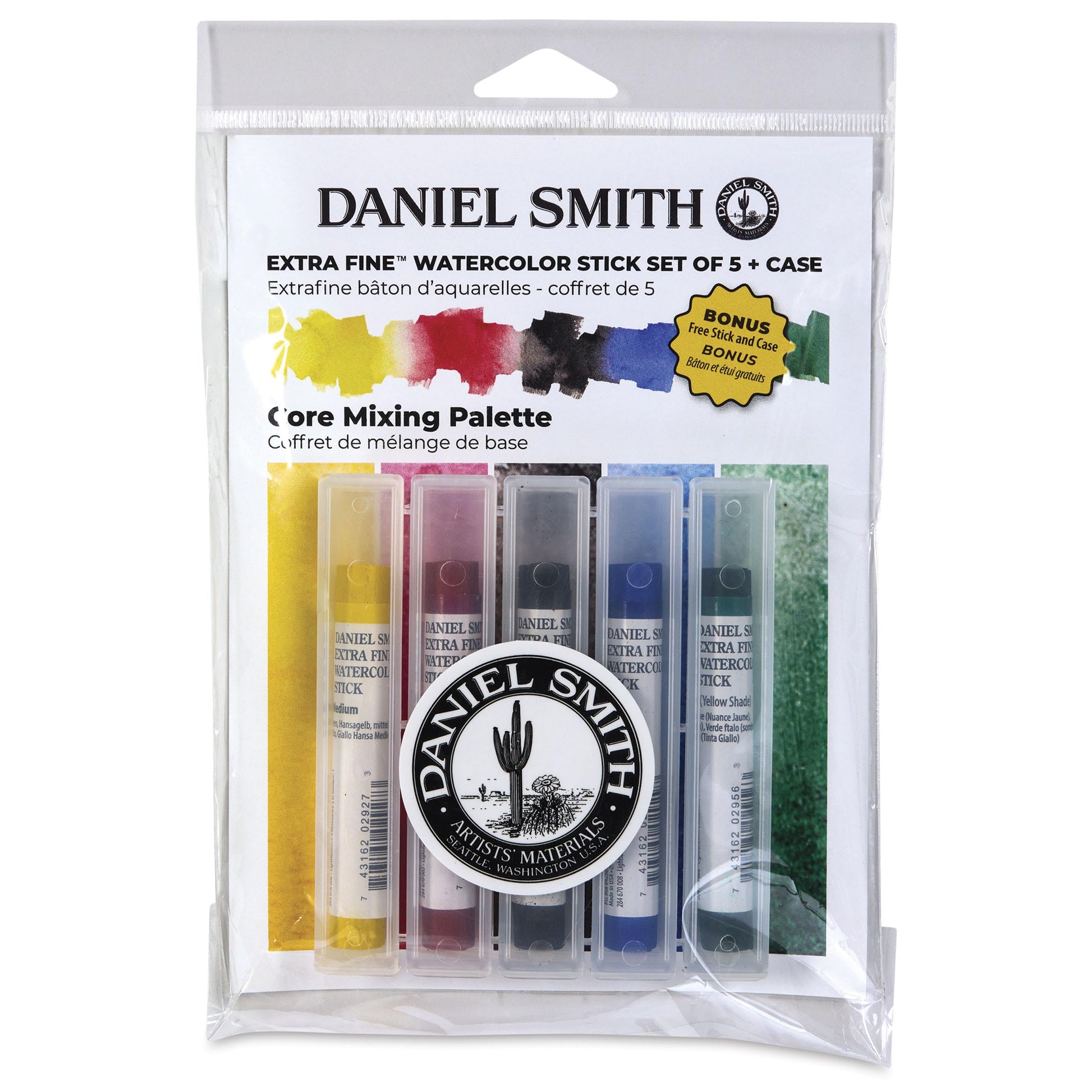 Buy now DANIEL SMITH Watercolor Sticks - Core Mixing, Set of 5 at indiglob india