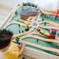 Buy now Melissa & Doug Wooden Railway Set, 130 Pieces at indiglob india