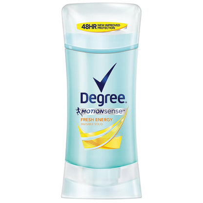 DEGREE WOMENS DEO Women Antiperspirant Deodorant Stick Energy, Fresh, 2.6 Ounce