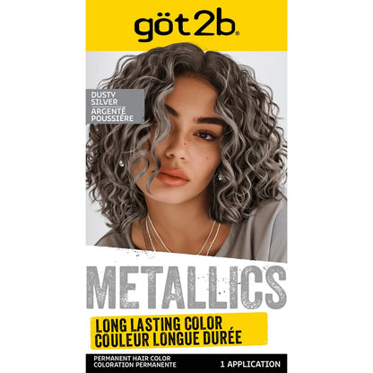 Got2b Metallics Permanent Hair Color, M71 Metallics Silver
