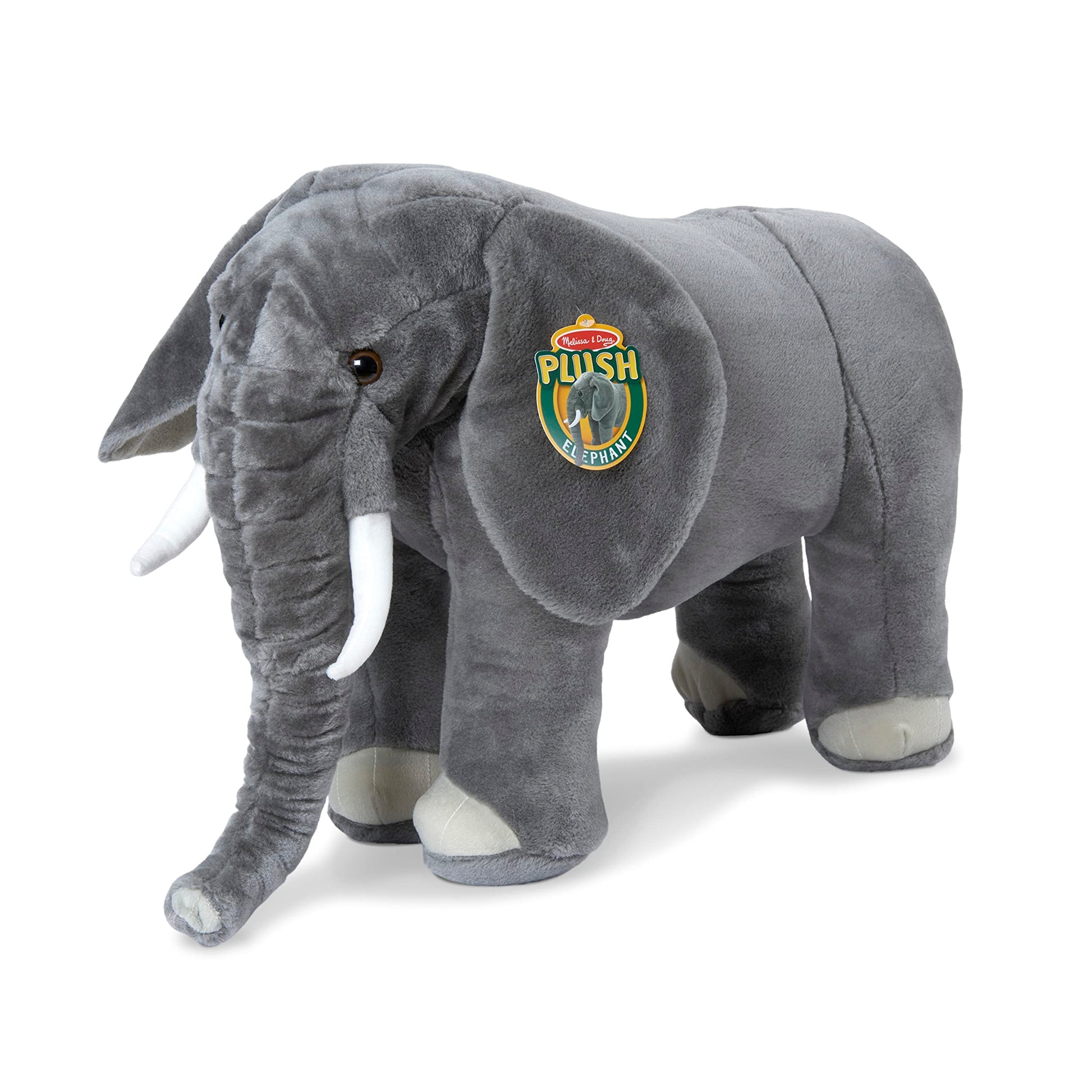 Buy now Melissa & Doug Giant Elephant - Lifelike Stuffed Animal (Over 3 feet Long) at indiglob india