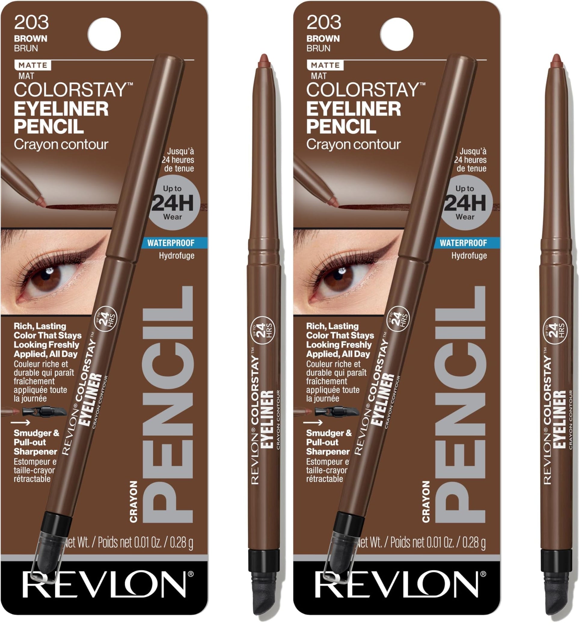 Buy now Revlon ColorStay Eyeliner Pencil, Black [201], 0.01 oz (Pack of 12) at indiglob india