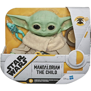 STAR WARS The Child Talking Plush Toy with Character Sounds and Accessories, The Mandalorian Toy for Kids Ages 3 and Up, Green