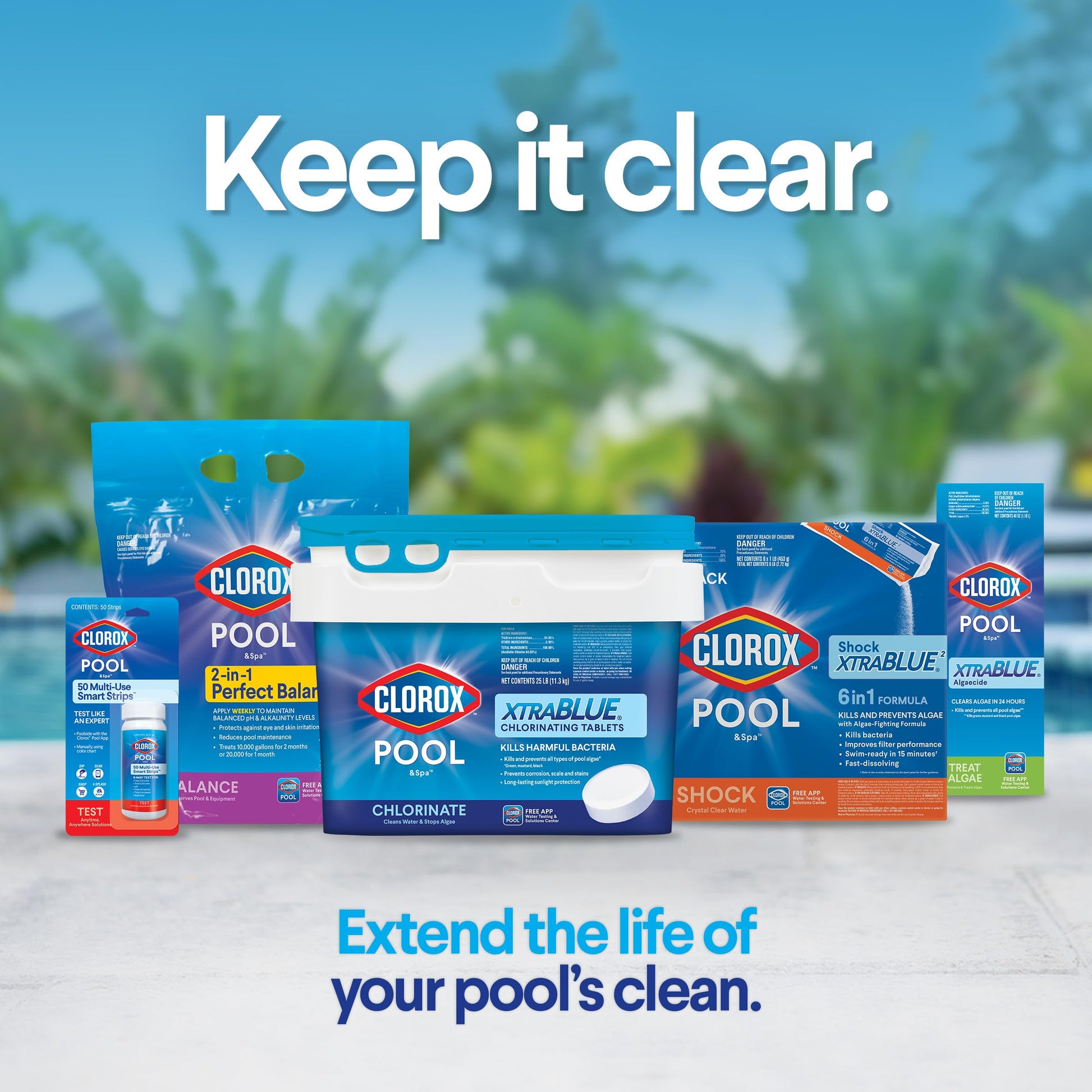 Buy now Clorox?? Pool&Spaƒ?› Swimming Pool 2-in-1 Perfect Balance, Maintains Balanced pH and Alkalinity Levels, 8LB (Pack of 1) at indiglob india