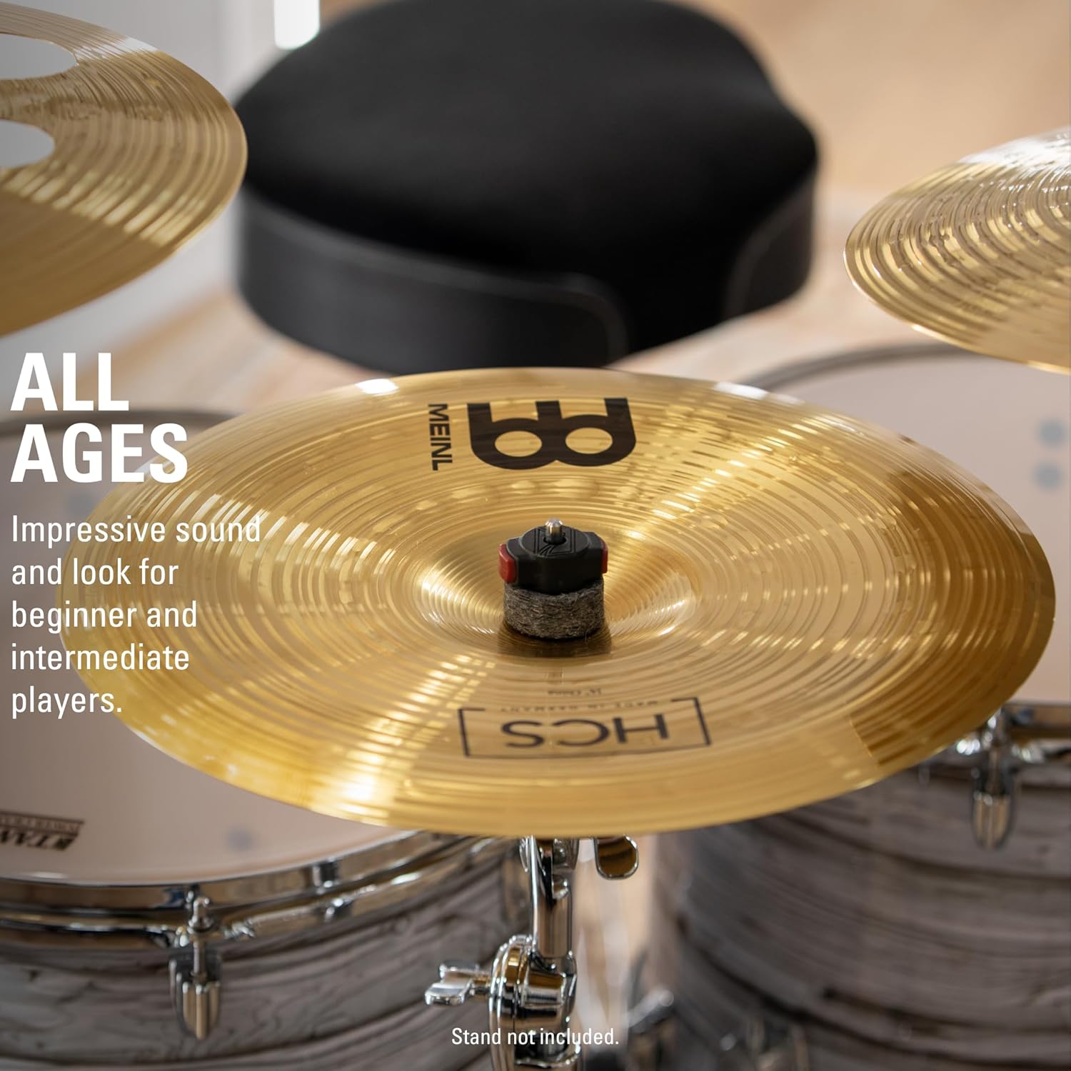 Buy now Meinl 14” China Cymbal – HCS Traditional Finish Brass for Drum Set, Made In Germany, 2-YEAR WARRANTY (HCS14CH) at indiglob india