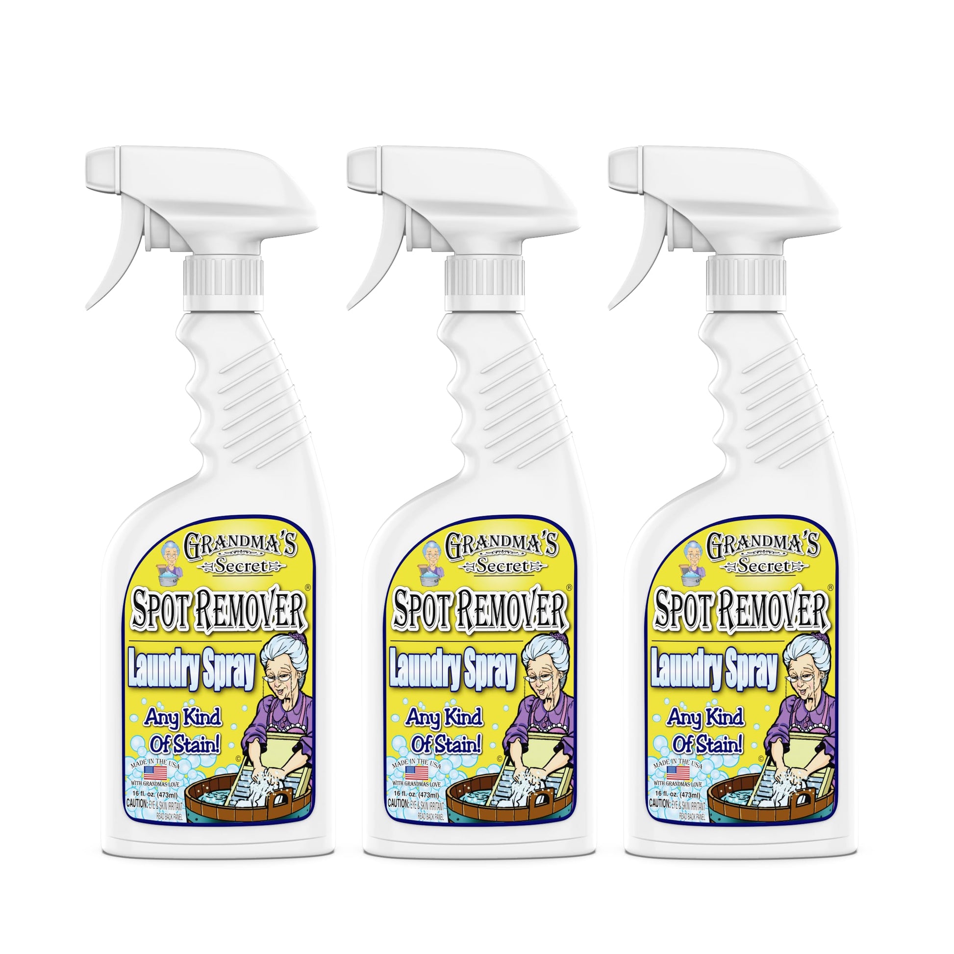 Buy now Grandma's Secret Spot Remover for Clothes - Chlorine, Bleach and Toxin-Free - Fabric Stain Remover Removes Oil, Paint, Blood and Pet Stains – 2 Ounce, Pack of 2 at indiglob india