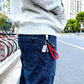 Stainless Steel Keyring Security Belt Clip Key Chain,used in sports Pants, Pockets,Durable Multi-ring Key Holder