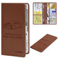 Buy now Leather Car Registration and Insurance Card Holder, Car Document Holder for Cards License with Magnetic Shut (Black, large) Brown-Upgraded at indiglob india
