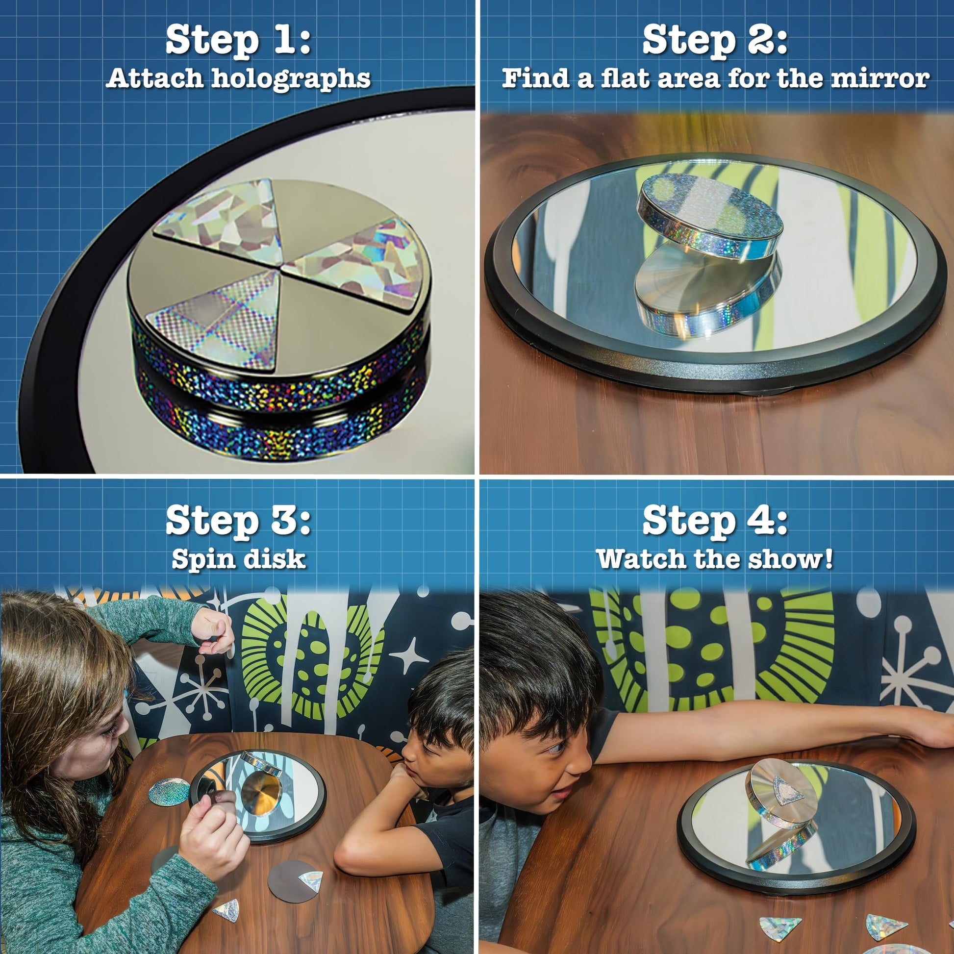 Buy now Toysmith Euler’s Disk – Create A Hypnotic Display of Light & Sound- Science Desk Decor for Home and Office – Physics Toys for Adults & Kids 8+ at indiglob india