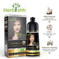 Herbishh Hair Color Shampoo - Magic Dye for Gray Hair, Lasting Color in Minutes - 500 Ml, 3-In-1, Ammonia-Free (Dark Brown)