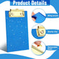 3 Pcs 4 x 6 Inch Mini Clipboards Small Pocket Clipboards Glitter Acrylic Memo Book Boards with Profile Clip for Kids Student Teacher Classroom School Office Supplies