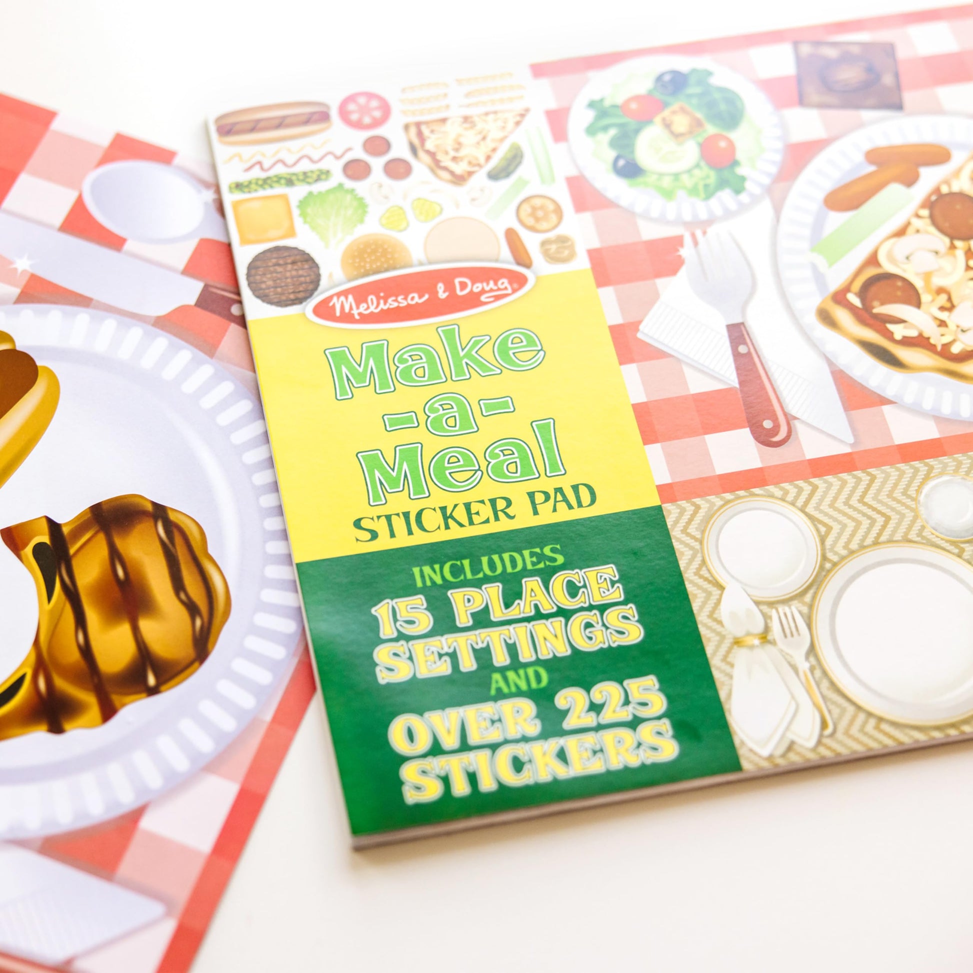 Buy now Melissa & Doug Sticker Pad - Make-a-Meal, 225+ Food Stickers at indiglob india