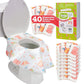 Buy now Toilet Seat Covers Disposable (12 Pack, Sports) - XL Waterproof Toilet Cover for Toddlers, Kids & Adults - Portable & Individually Wrapped for Travel, Potty Training & Public Restrooms 40 Pack Dinosaurs at indiglob india