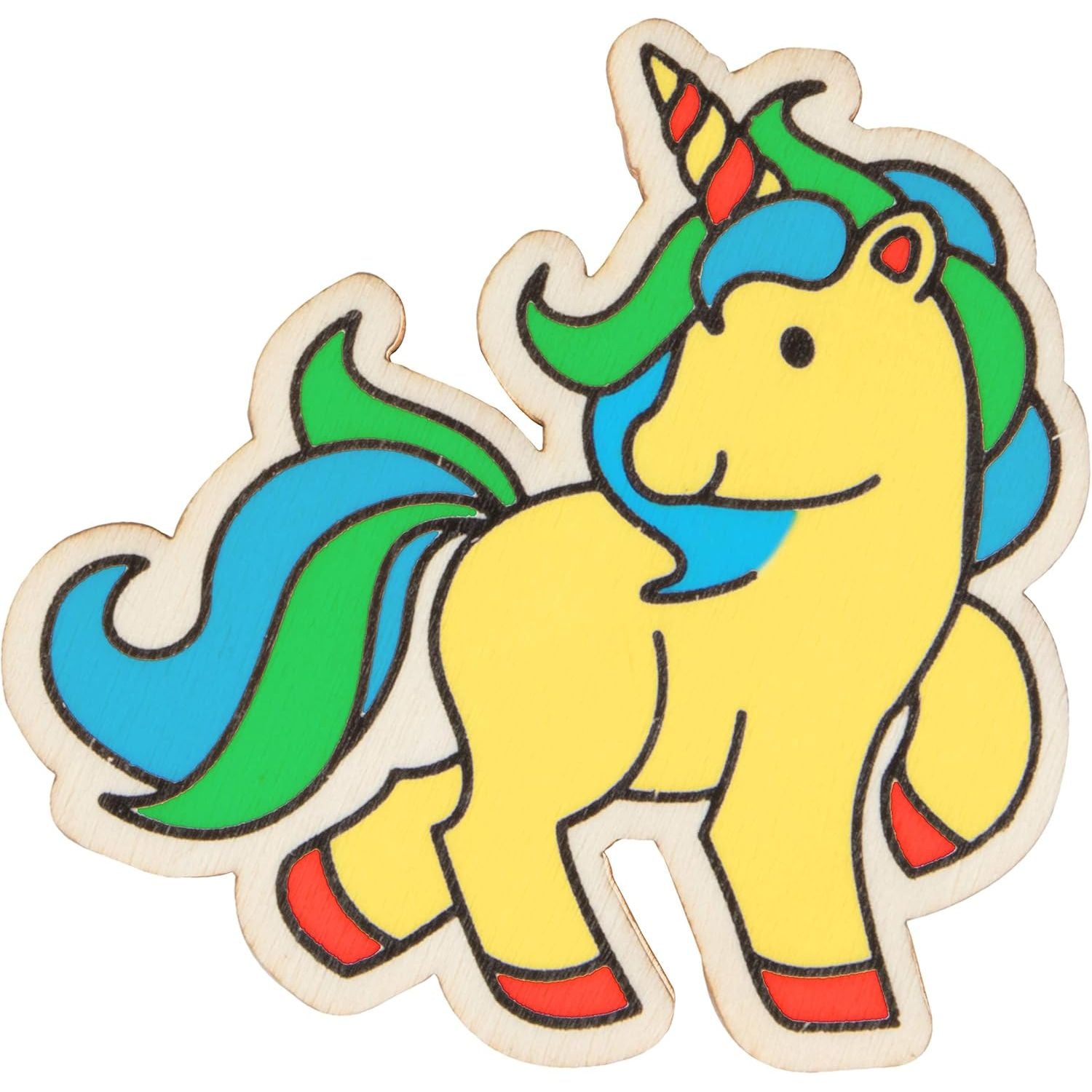 Buy now Unicorn & Dragon Wood Painting Kits (24ct)- Perfect Goodie Bag Party Favors for Kids Birthday Party -Each has a Wood Craft, Paints, Brush & Sticker for Boys & Girls - Kids Multi-Item Party Favor Packs at indiglob india
