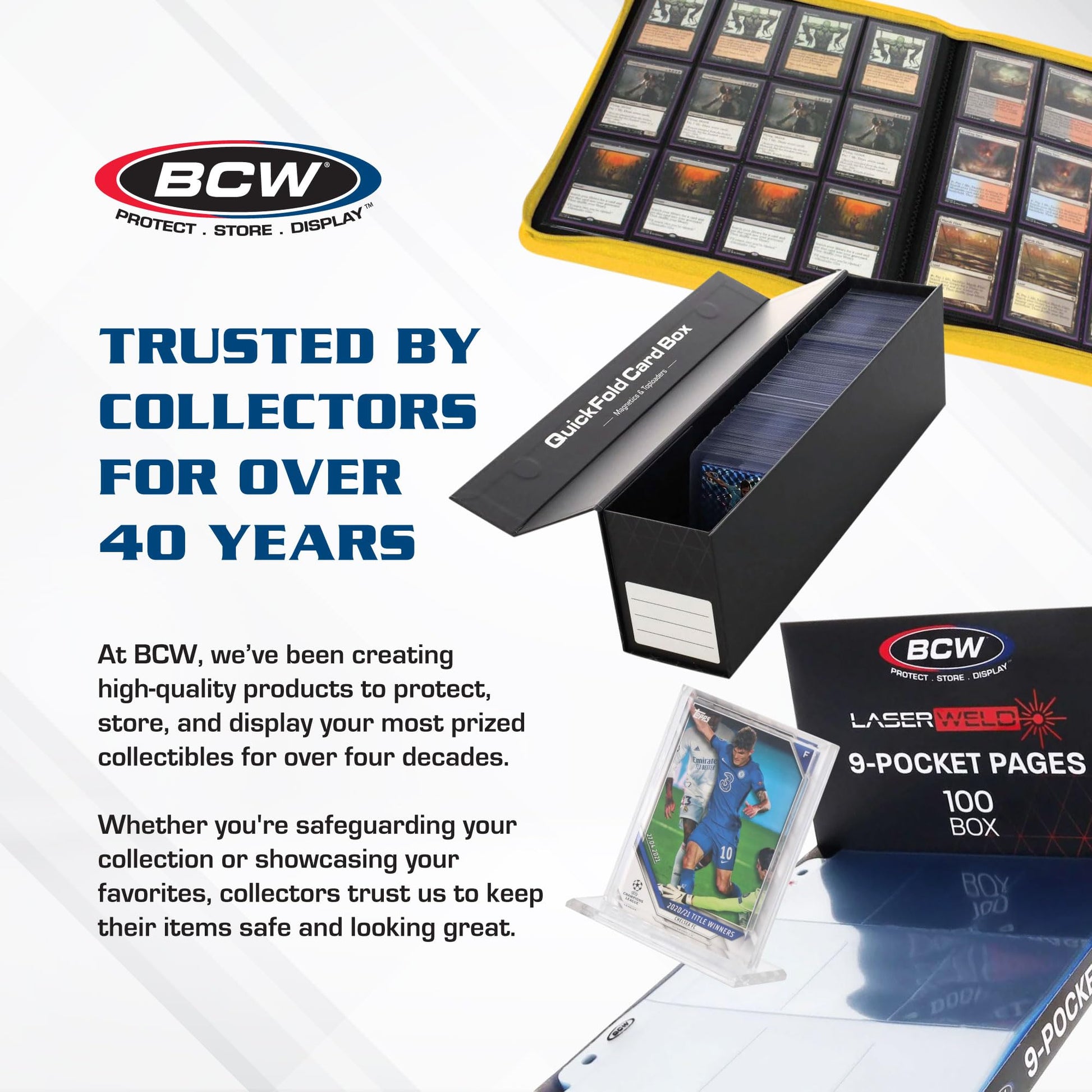 Buy now BCW 3x4 Standard Topload Card Holders | 100 Pack | Top Loaders for Cards | Rigid Card Protector | Fits Standard Size Cards Up to 20pt at indiglob india