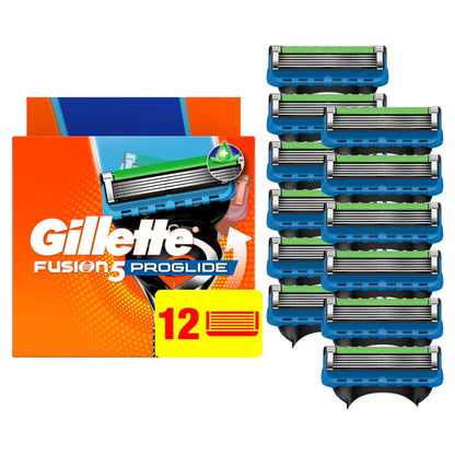 Buy now Gillette ProGlide Razor Refills for Men, 12 Razor Blade Refills at indiglob india