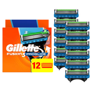 Buy now Gillette ProGlide Razor Refills for Men, 12 Razor Blade Refills at indiglob india