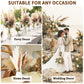 Buy now Seniny Pampas Grass, 80 Pcs Dried Pampas Grass Decor Tall 17", Natural Brown & White Pompous Grass | Bunny Tails Dried Flowers | Wheat Stalks | Reed for Boho Home Wedding Decor, Flower Arrangement at indiglob india