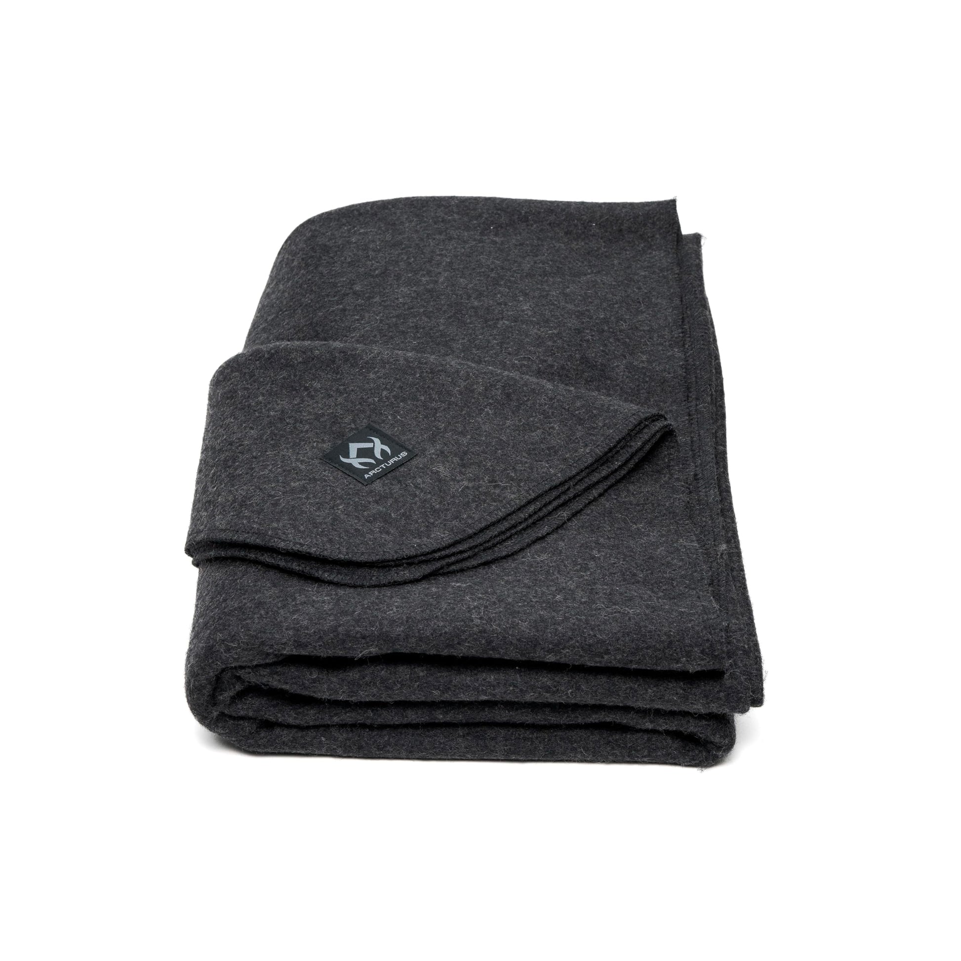 Buy now Arcturus Military Wool Blanket - Warm, Thick, Washable - Great for Outdoors, Camping, Stadium Blanket, Picnics, Travel - Car & Bushcraft Survival Kits Military Charcoal at indiglob india