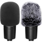 ChromLives Windscreen Microphone Wind Muff, Foam Wind Screen Wind Cover Compatible with Zoom H5 H6 Portable Handy Recorder Furry & Foam 2Pack