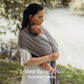 Buy now Boba Baby Wrap Carrier – Original Baby Sling Carrier for Newborns (7–35 lbs), Soft, Secure, Hands-Free & Ergonomic, Ideal for Comfortable Bonding, New Parents (Grey) at indiglob india