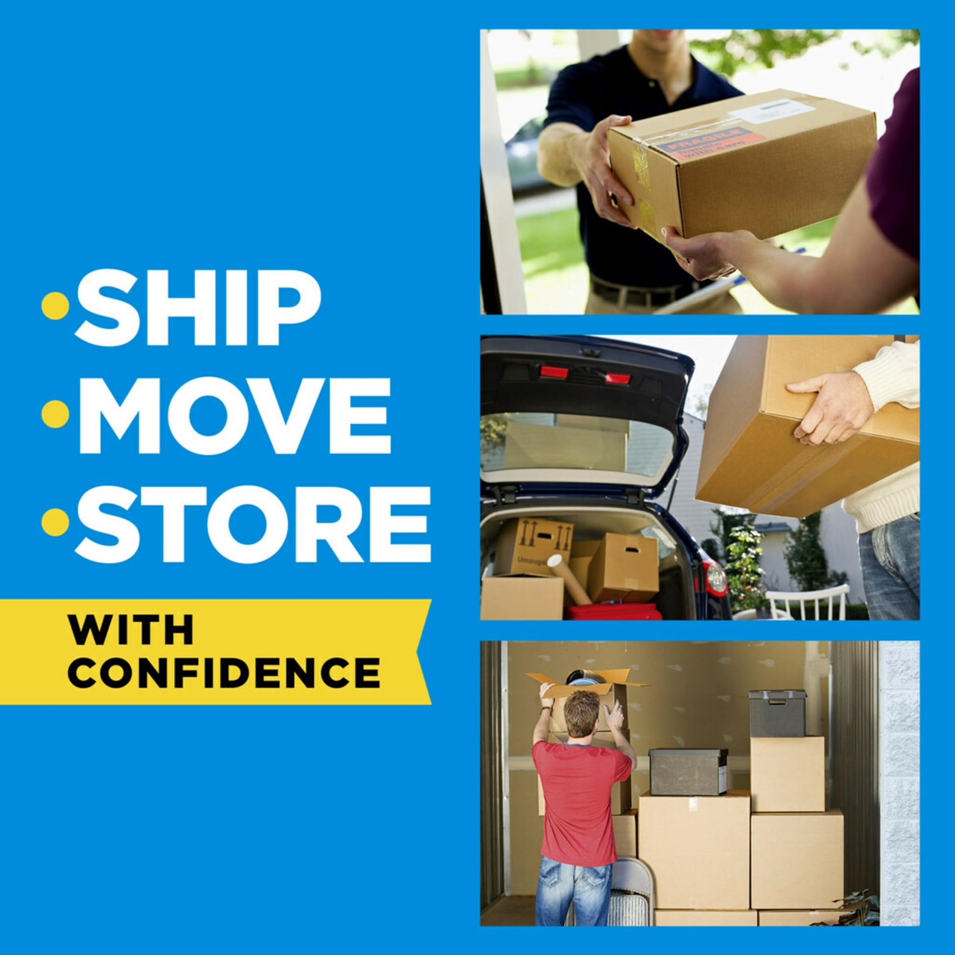 Buy now Scotch Heavy Duty Shipping Packing Tape, Clear, Packing Tape for Moving Boxes and Packaging Supplies, 1.88 in. x 22.2 yd., 6 Roll Dispensers, Moving Supplies at indiglob india