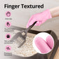 Buy now Pink Nitrile Gloves, 3-mil, Industrial Gloves Disposable Latex Free, for Cleaning & Esthetician, Rubber Powder-Free, 100-ct Box (Small) at indiglob india