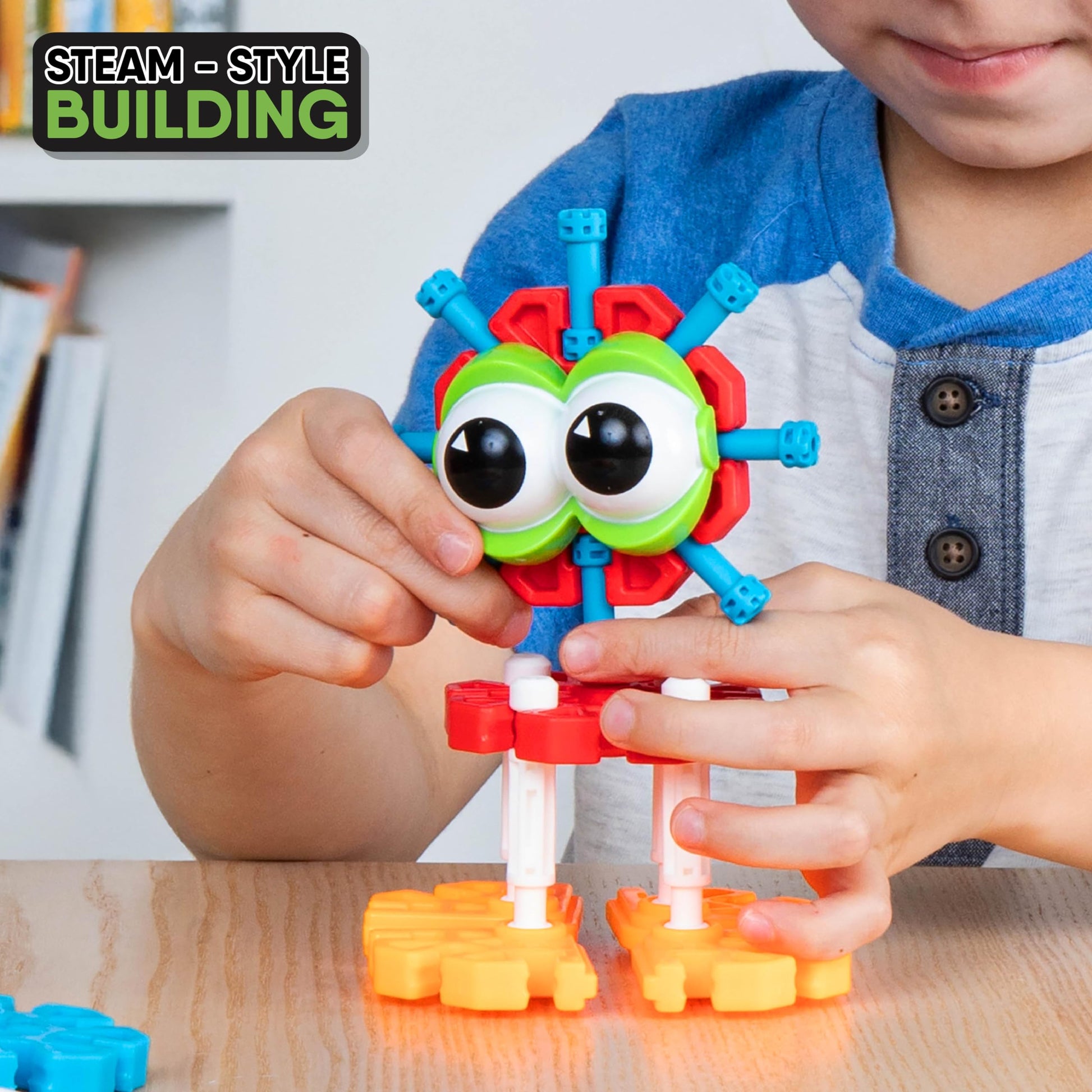 Buy now KID K'NEX - Build A Bunch Set ‚ 66 Pieces, Preschool STEM Building, Kid Construction Set, Creative Play‚ Ages 3+ at indiglob india