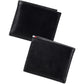 Tommy Hilfiger Men's Leather Slim Bifold Wallet with Coin Pocket