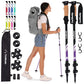 Buy now TrailBuddy Trekking Poles – Lightweight 7075 Aluminum Hiking Poles for Women, Men & Seniors – Collapsible or Foldable Walking Sticks for Travel, Trails & Balance Plum Purple Collapsible at indiglob india
