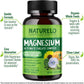 NATURELO Magnesium Glycinate Chelate Complex - 200 mg Magnesium with Organic Vegetables to Support Sleep, Calm, Muscle Cramp & Stress Relief - Gluten Free, Non GMO - 120 Capsules