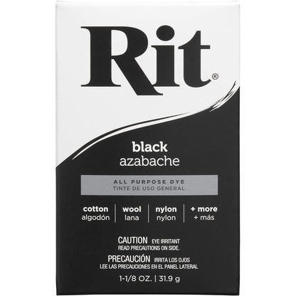 Rit Dye Powdered Fabric Dye, Black