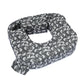My Brest Friend Twin Nursing Pillow - Enhanced Comfort with Slipcover - Ultimate Ergonomic Support for Breastfeeding- Adjustable Strap and Silent Release Buckle with Handy Side Pocket, Evening Grey
