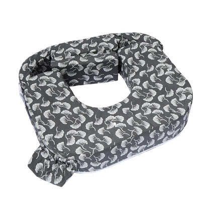 My Brest Friend Twin Nursing Pillow - Enhanced Comfort with Slipcover - Ultimate Ergonomic Support for Breastfeeding- Adjustable Strap and Silent Release Buckle with Handy Side Pocket, Evening Grey