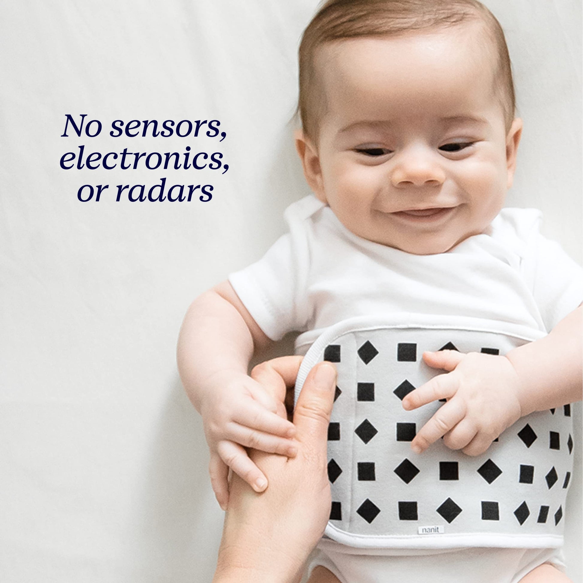 Buy now Nanit Breathing Wear Band - 100% Cotton, Works with Nanit Pro Baby Monitor to Track Breathing Motion Sensor-Free at indiglob india