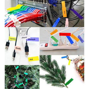 1 Lot de 600 étiquettes autocollantes Pour câble avec marquage, Format A4, 20 feu - My Store