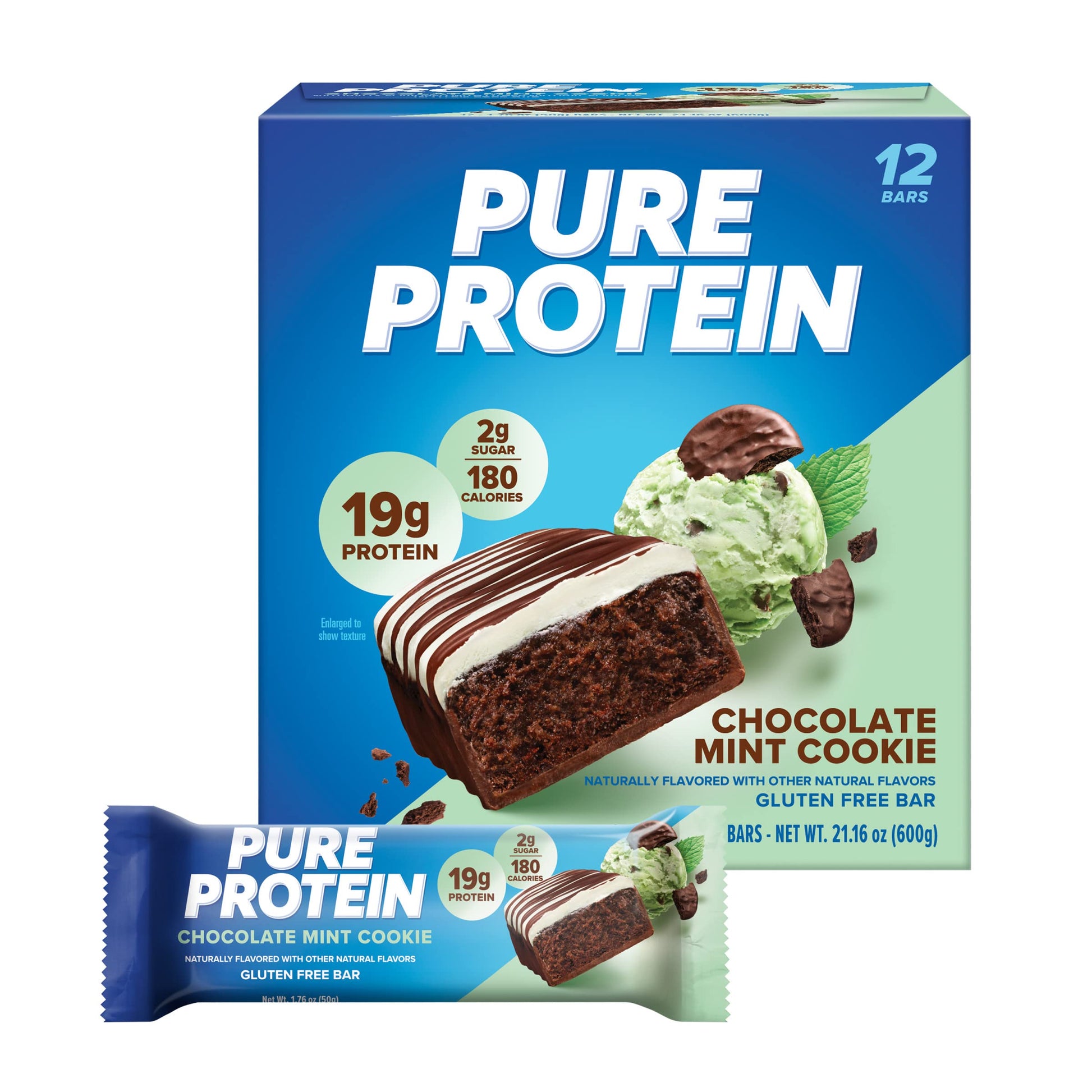 Buy now Pure Protein Chocolate Peanut Caramel Protein Bars – 20g Protein, 3g Sugar, 190 Calories (12 count) Low Sugar* High Protein Snack - Gluten Free - Perfect for a Healthy Snack at indiglob india