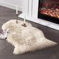 SERISSA Soft Fluffy Rug Grey Faux Sheepskin Fur Rug Shaggy Couch Cover for Bedroom Living Room Runner, 2x6 Feet