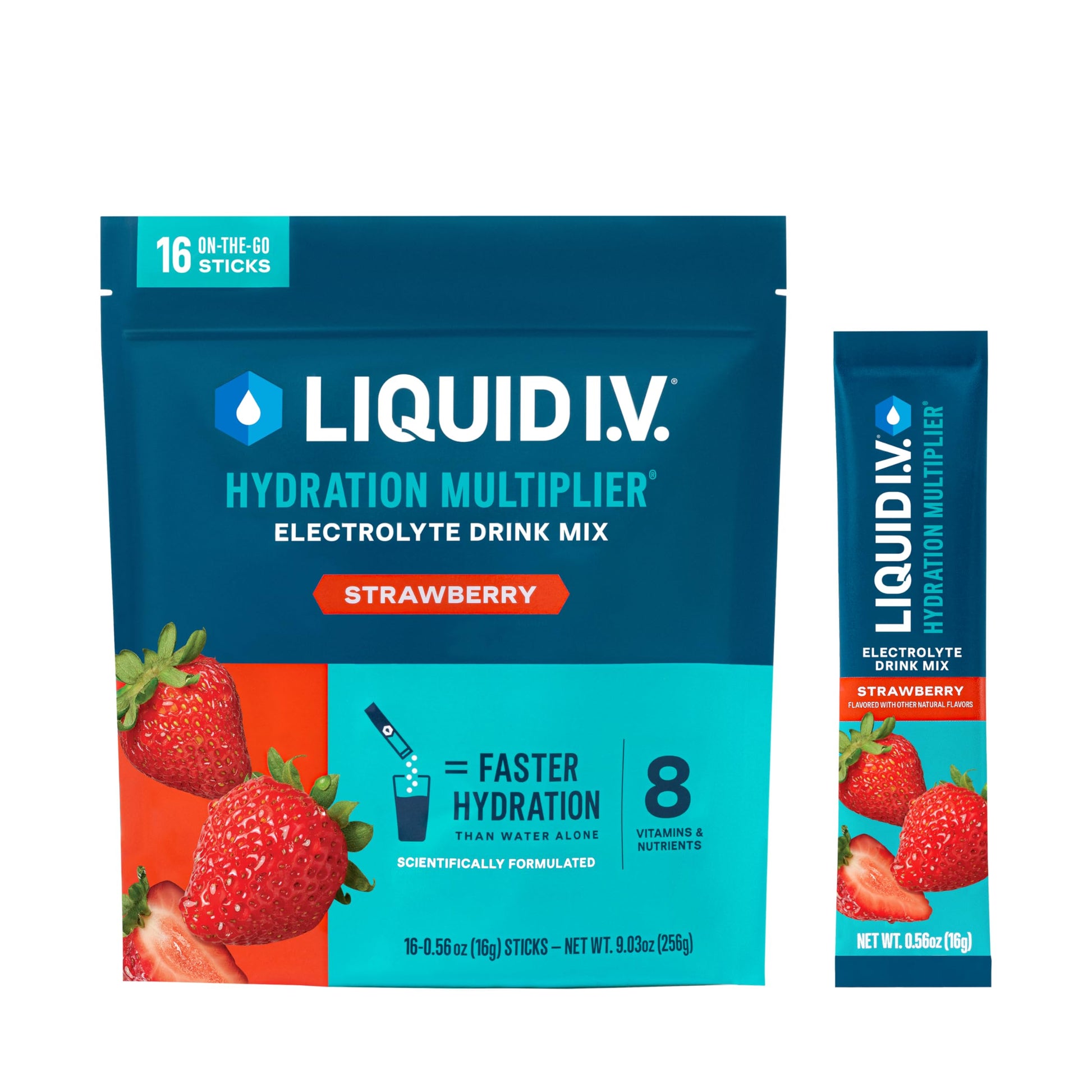 Buy now Liquid I.V.® Hydration Multiplier - Lemon Lime | Electrolyte Powder Drink Mix | 1 Pack (16 Servings) at indiglob india