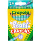 Crayola Pearl Crayons, Pearlescent Colors, 24 Count, Coloring Supplies, Gift for Kids, Ages 3, 4, 5, 6