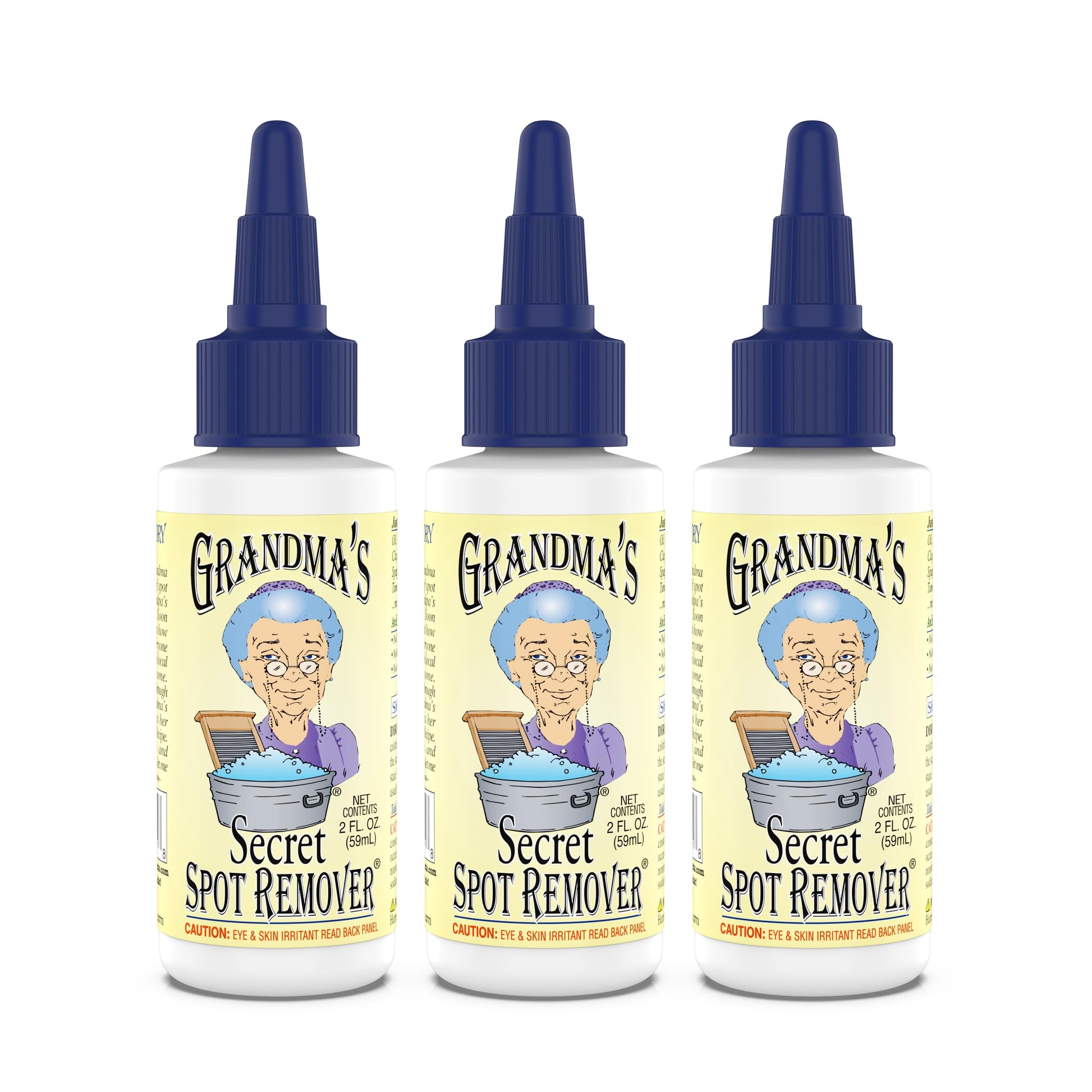 Buy now Grandma's Secret Spot Remover for Clothes - Chlorine, Bleach and Toxin-Free - Fabric Stain Remover Removes Oil, Paint, Blood and Pet Stains – 2 Ounce, Pack of 2 at indiglob india
