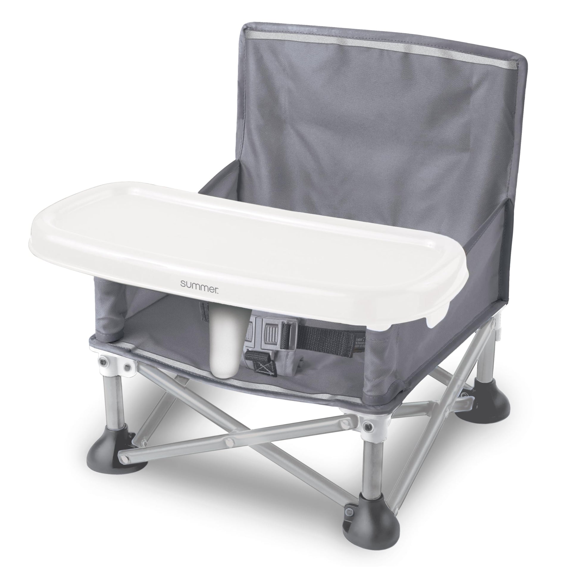 Buy now Summer by Bright Starts Pop 'N Sit Portable Booster Chair, Floor Seat, Indoor/Outdoor Use, Compact Fold, Green, 6 Mos - 3 Yrs Gray 1 1 Count (Pack of 1) at indiglob india