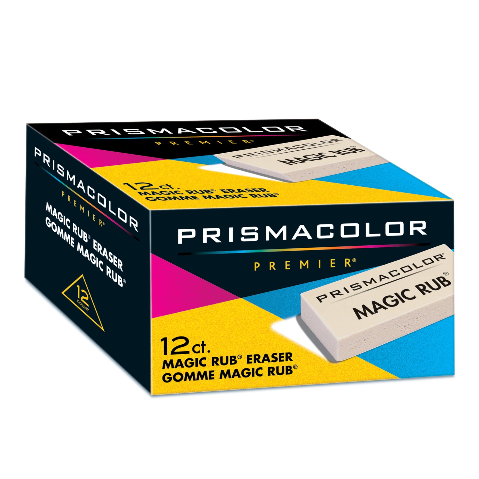 Buy now Prismacolor?? Magic Rub?? Vinyl Erasers, White, Pack Of 12 at indiglob india