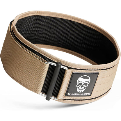 Gymreapers Quick Locking Weight Lifting Belt for Men Gym Belt for Powerlifting Deadlift Belt with 4 Inch Neoprene Metal Buckle Back Support Weightlifting Belt Women