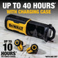 Buy now DEWALT Heavy Duty Bluetooth Jobsite Pro X2 ANC True Wireless Earbuds, Active Noise Cancelling Work Earbuds, Turn Dial Controls, 10Hr Runtime (40+ w/Case), 4 EQ Modes, IP54 at indiglob india