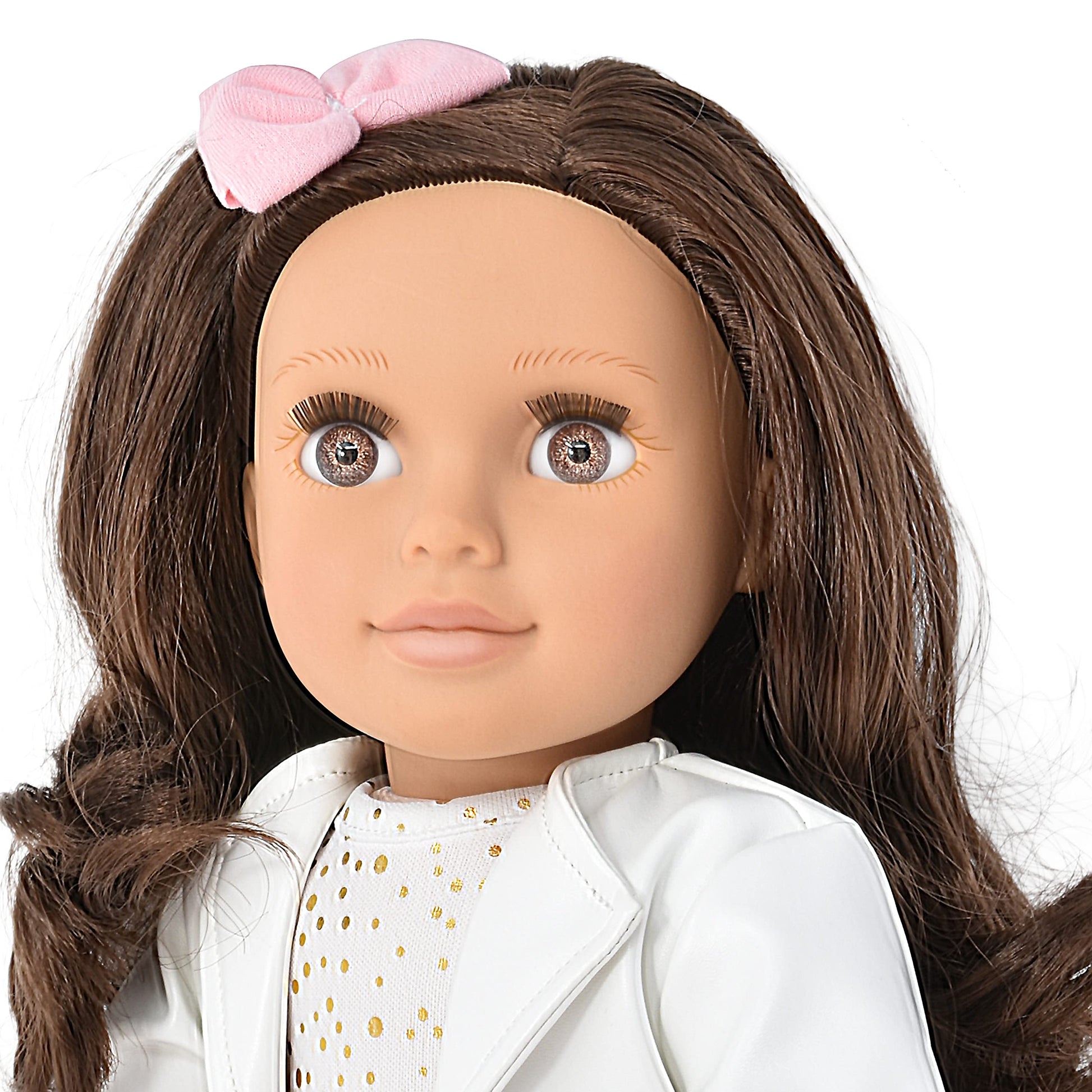 Buy now Gift Boutique 18 Inch Girl Doll, Fashion Doll with Fine Brown Hair for Styling Clothes Shoes and Accessories Princess Doll for Girls and Kids at indiglob india