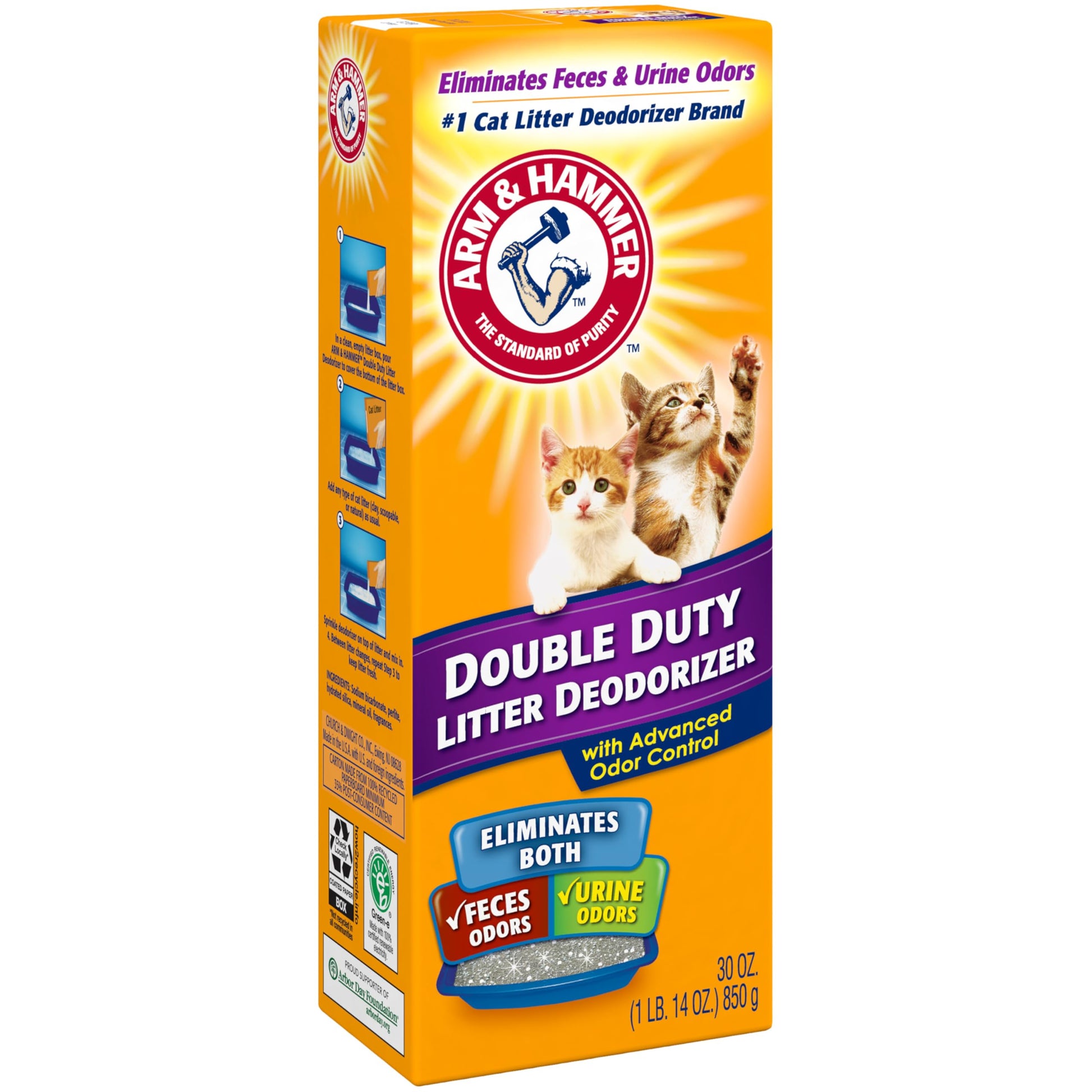 Buy now Arm & Hammer 40015029: Litter Deodorizer Double Duty 30 Oz at indiglob india