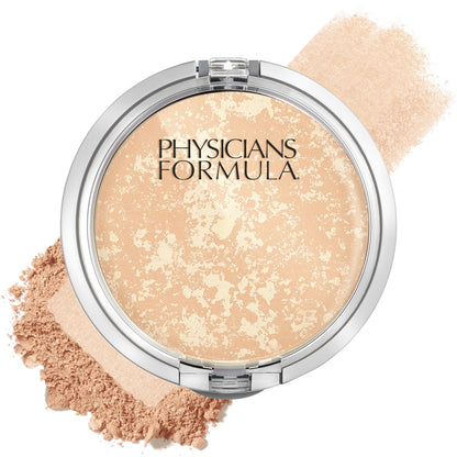 Physicians Formula Mineral Wear Talc-Free Airbrushing Pressed Powder, Full Coverage Mineral Face Powder for Sensitive Skin – Beige