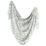 Buy now Copper Pearl Large Premium Knit Baby Swaddle Receiving Blanket Evergreen at indiglob india