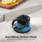 AnySharp – GLOBAL – Hands Free Knife Sharpener - Easy to Use Sharpening Tool with PowerGrip Suction Base and 20-Degree Pre-set Angle - For All Knives: Chef’s, Serrated, and Hardened Steel - Blue